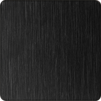 Декоративная нержавеющая сталь Satin Water Black Matt