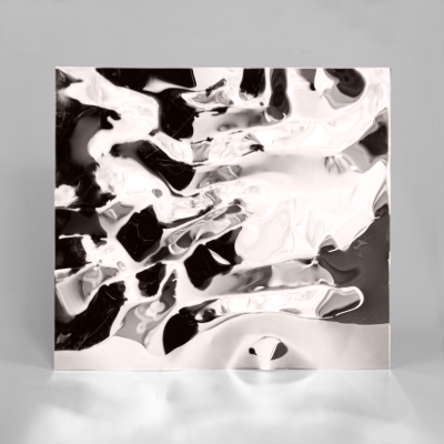 Декоративная нержавеющая сталь 3D Mirror Water Ripple flow move Brown