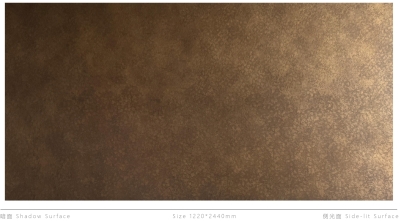 Декоративная нержавеющая сталь Vintage Dark spot brass