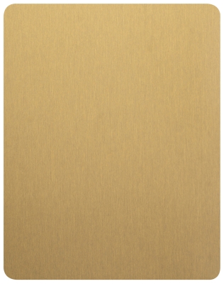 Декоративная нержавеющая сталь Satin Gold Oil PVD