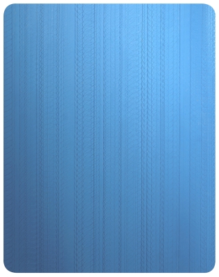 Декоративная нержавеющая сталь Antiscratch Blue curls