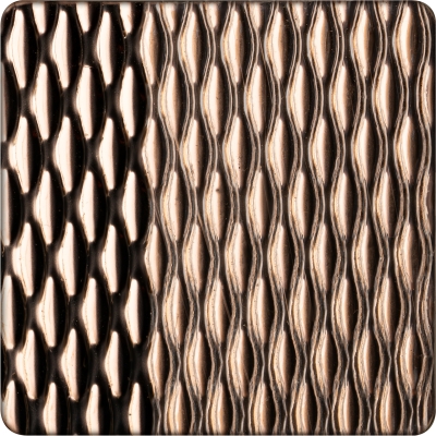 Декоративная нержавеющая сталь Textured Bronze-copper millet