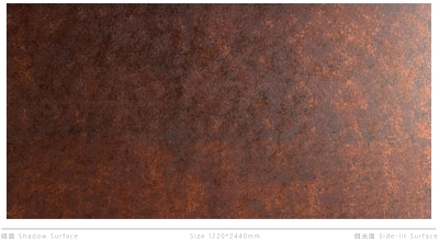Декоративная нержавеющая сталь Vintage Rice-gold rust red copper