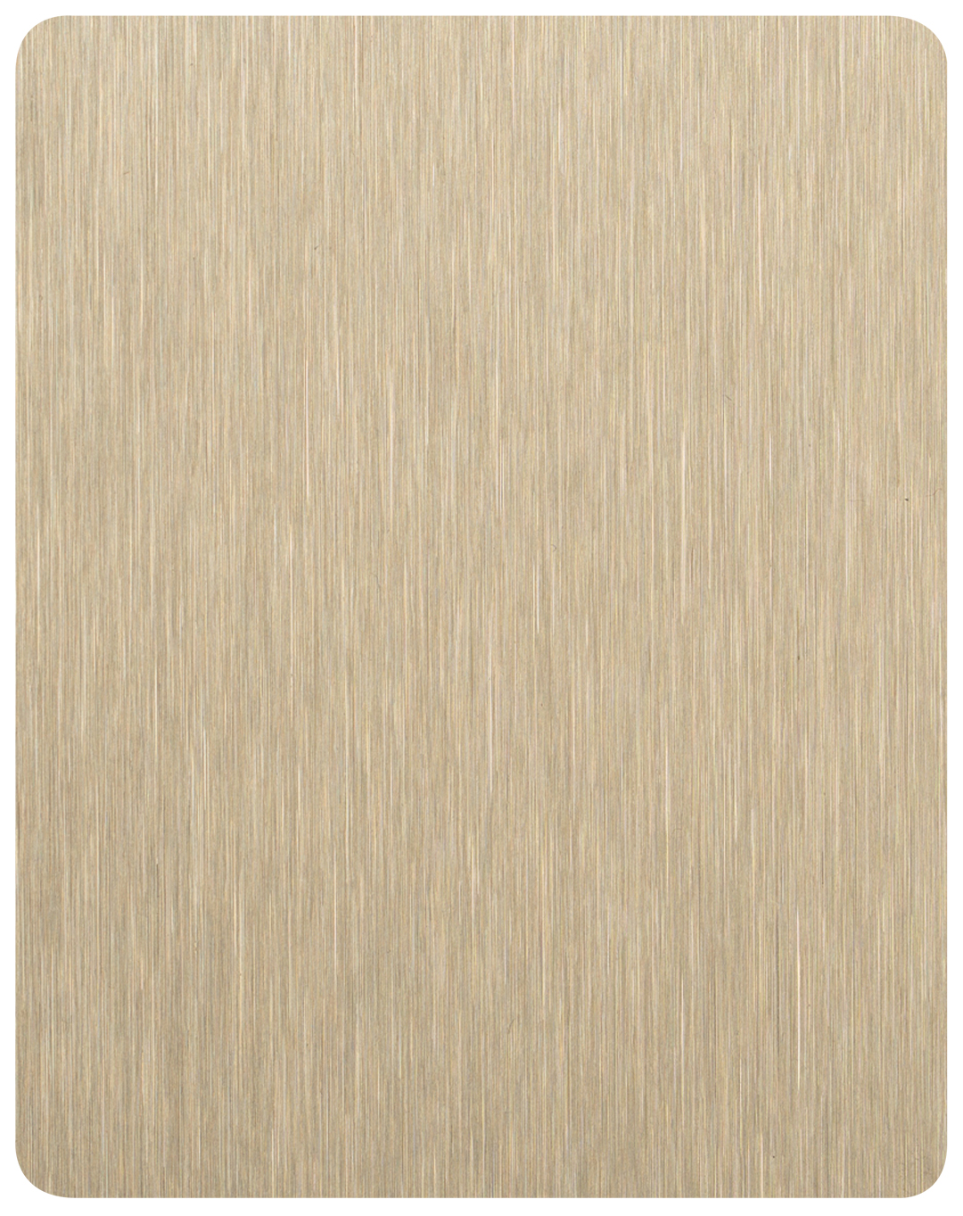 Декоративная нержавеющая сталь Satin Champagne Gold Matt