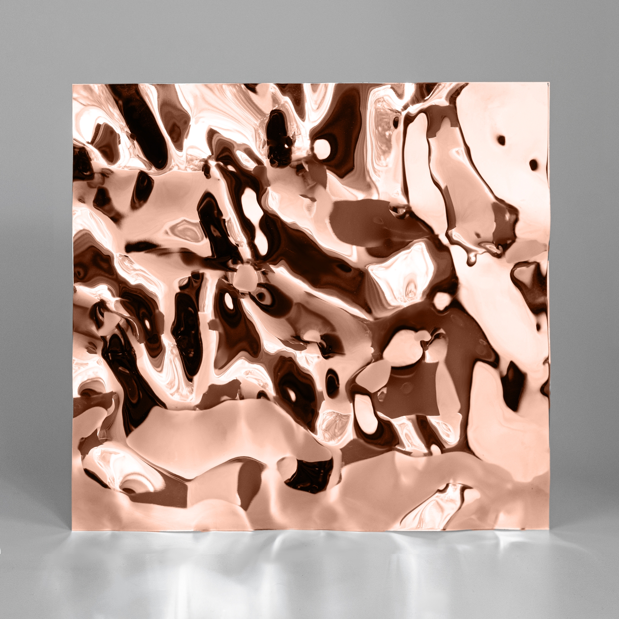 Декоративная нержавеющая сталь 3D Mirror Water Ripple Middle Rose
