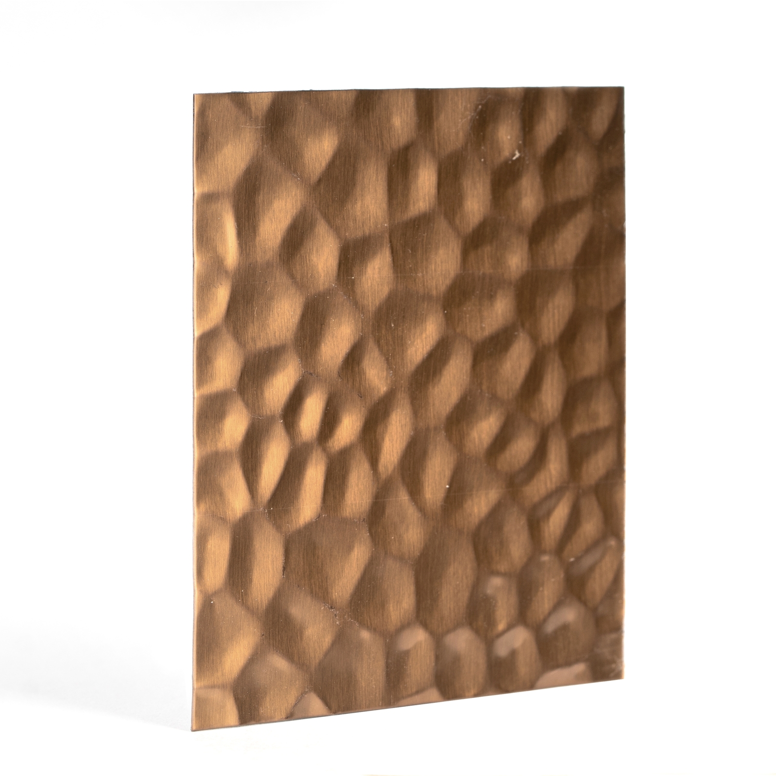 Декоративная нержавеющая сталь 3D Matt Honeycombs Rose Gold Big