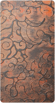 Декоративная нержавеющая сталь Vintage luxury Copper round pattern