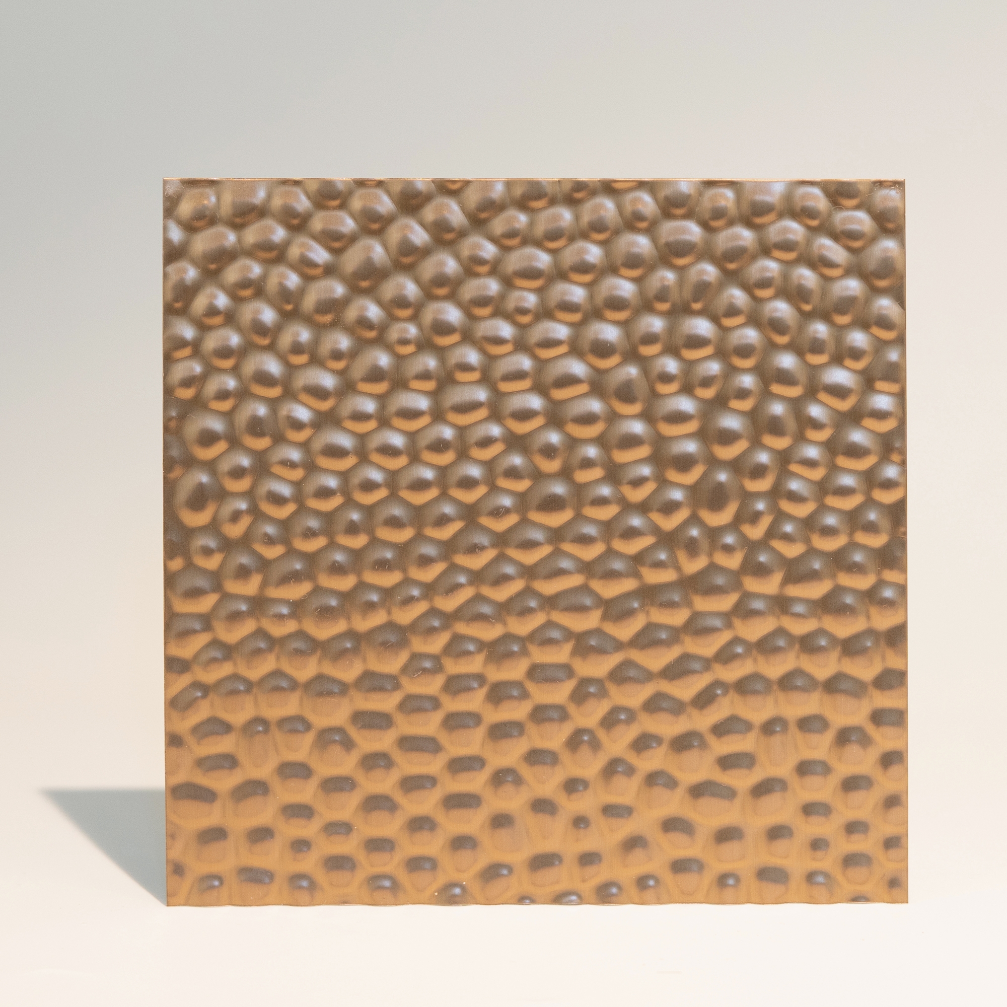 Декоративная нержавеющая сталь 3D Matt Honeycombs Rose Gold Middle А
