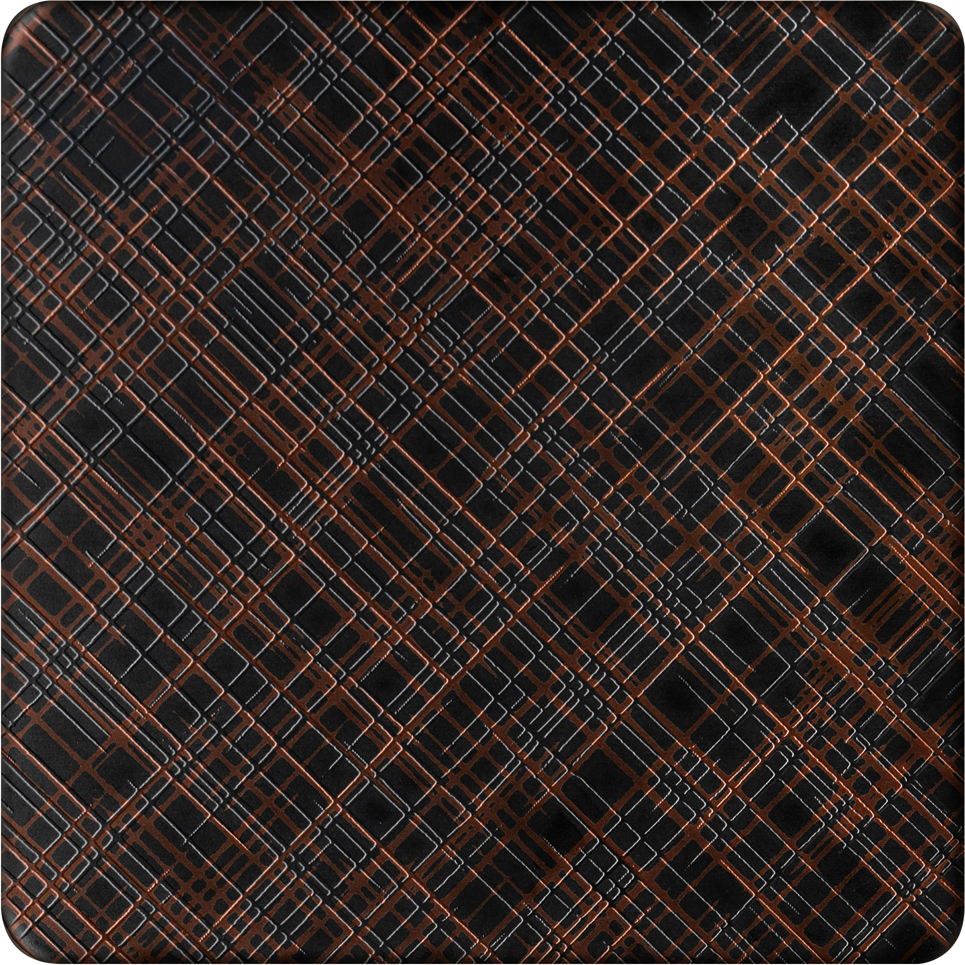 Декоративная нержавеющая сталь Textured Two-tone cross satin