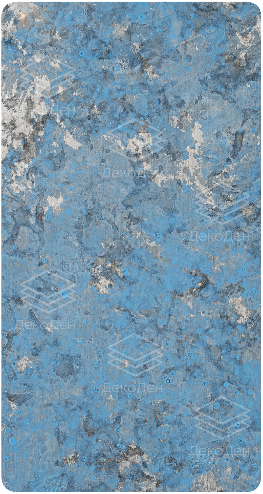Декоративная нержавеющая сталь Vintage luxury Blue artificial stone