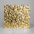Декоративная нержавеющая сталь 3D Mirror Water Ripple Small Gold