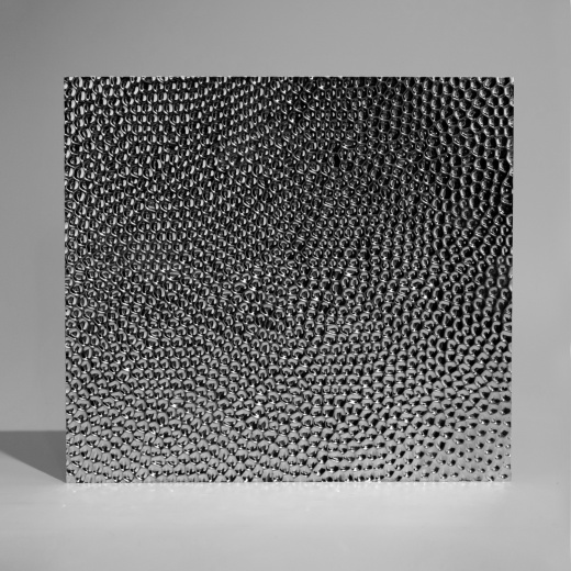 Декоративная нержавеющая сталь 3D Mirror Honeycombs Silver Small