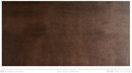 Декоративная нержавеющая сталь Vintage Mottled rust yellow