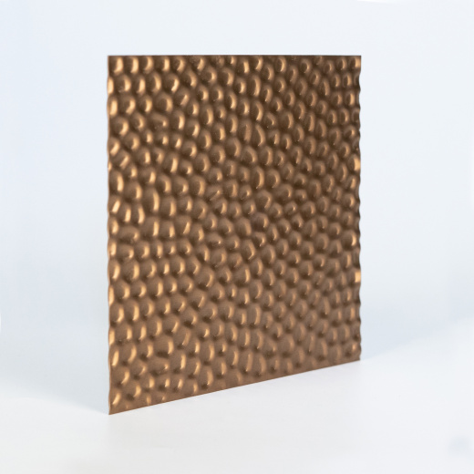 Декоративная нержавеющая сталь 3D Matt Honeycombs Rose Gold Middle