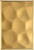 Декоративная нержавеющая сталь 3D Matt 3D Honeycombs Brass Matt
