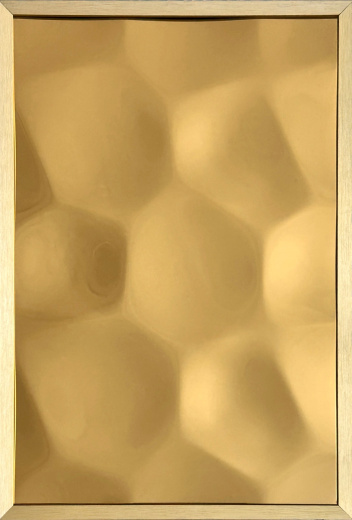 Декоративная нержавеющая сталь 3D Matt 3D Honeycombs Brass Matt
