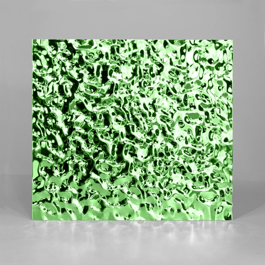 Декоративная нержавеющая сталь 3D Mirror Water Ripple Small Green