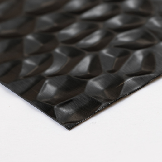 Декоративная нержавеющая сталь 3D Matt Dragon skin Black Middle