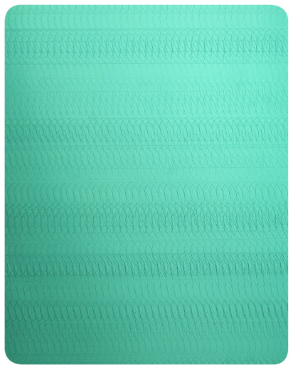 Декоративная нержавеющая сталь Antiscratch Green curls