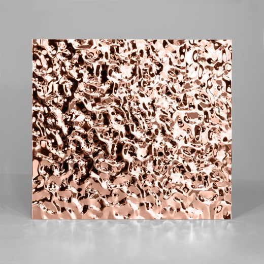 Декоративная нержавеющая сталь 3D Mirror Water Ripple Small Rose
