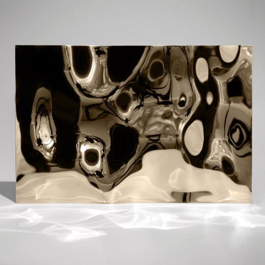 Декоративная нержавеющая сталь 3D Mirror Water Ripple Big Champagne